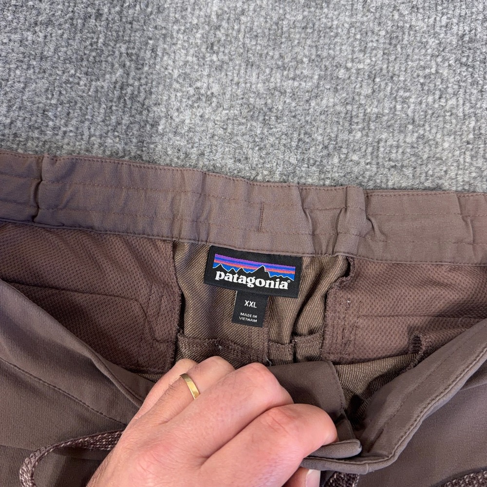 Patagonia Jogger Pants Mens 2XL Dusky Brown Skyline Traveler Elastic Waist 56800 - Picture 8 of 14